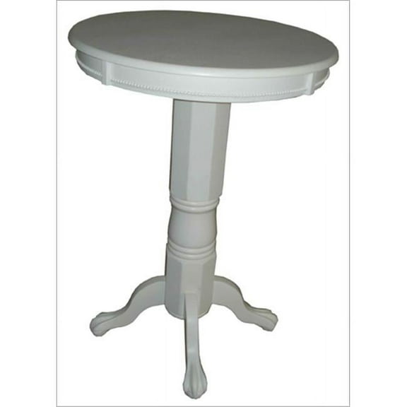 Boraam Florence Pedestal Pub Table - White