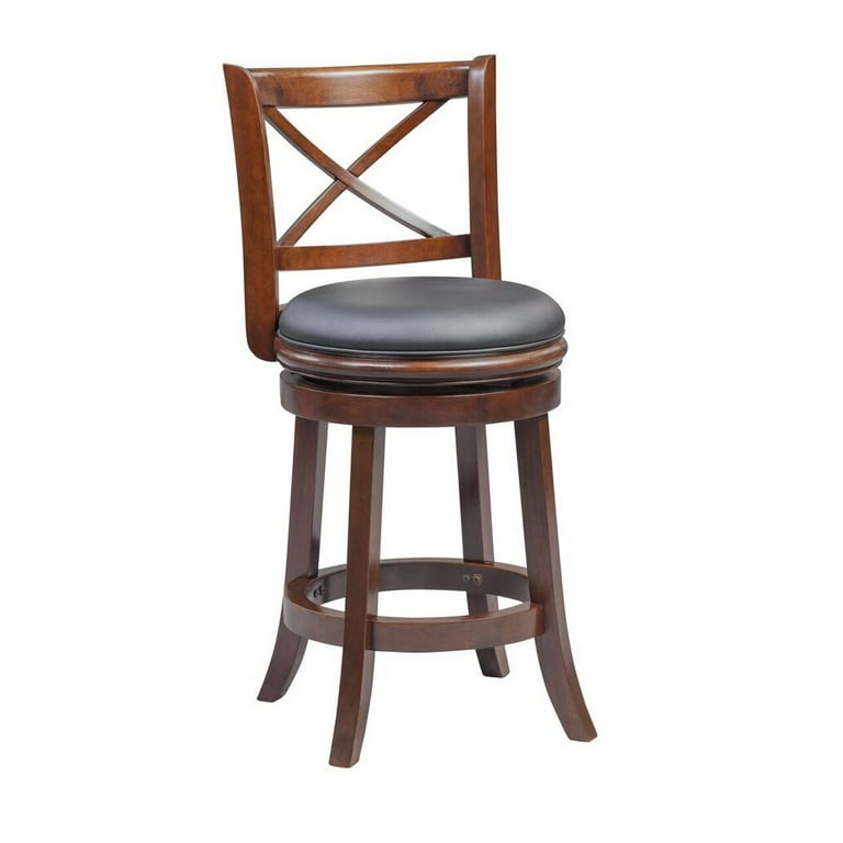 Boraam Industries Myrtle Mahogany 29 in H Bar Height Swivel 40 OFF