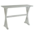 thumbnail image 1 of Boraam Jamestown Rectangular Console Table in Antique White Finish, 1 of 3