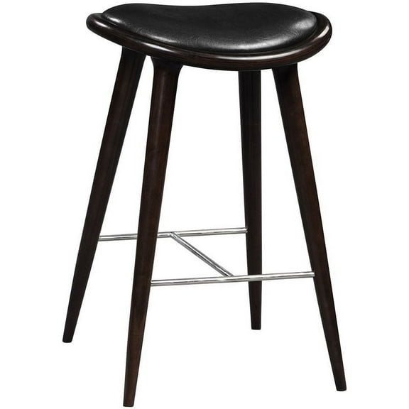 Boraam Lucio Bar Height Backless Wood Bar Stool - Cappuccino Finish