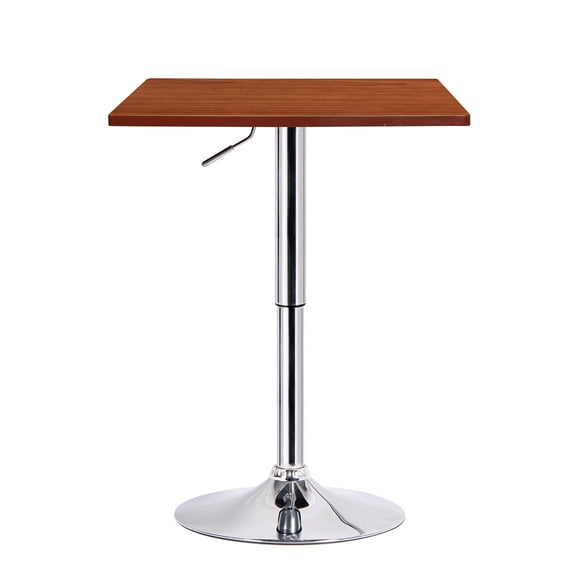 Boraam Luta Square Adjustable Height Pub Table, Multiple Colors