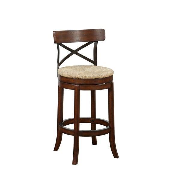 Boraam Myrtle 29" Swivel Bar Stool, Mahogony