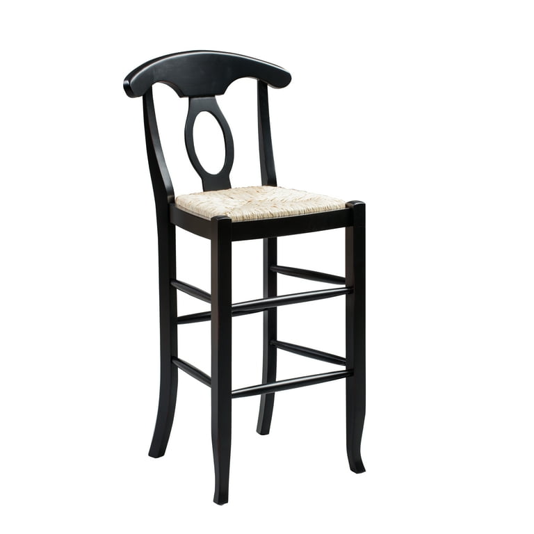 Boraam Napoleon Key Rush Bar Stool Black Walmart