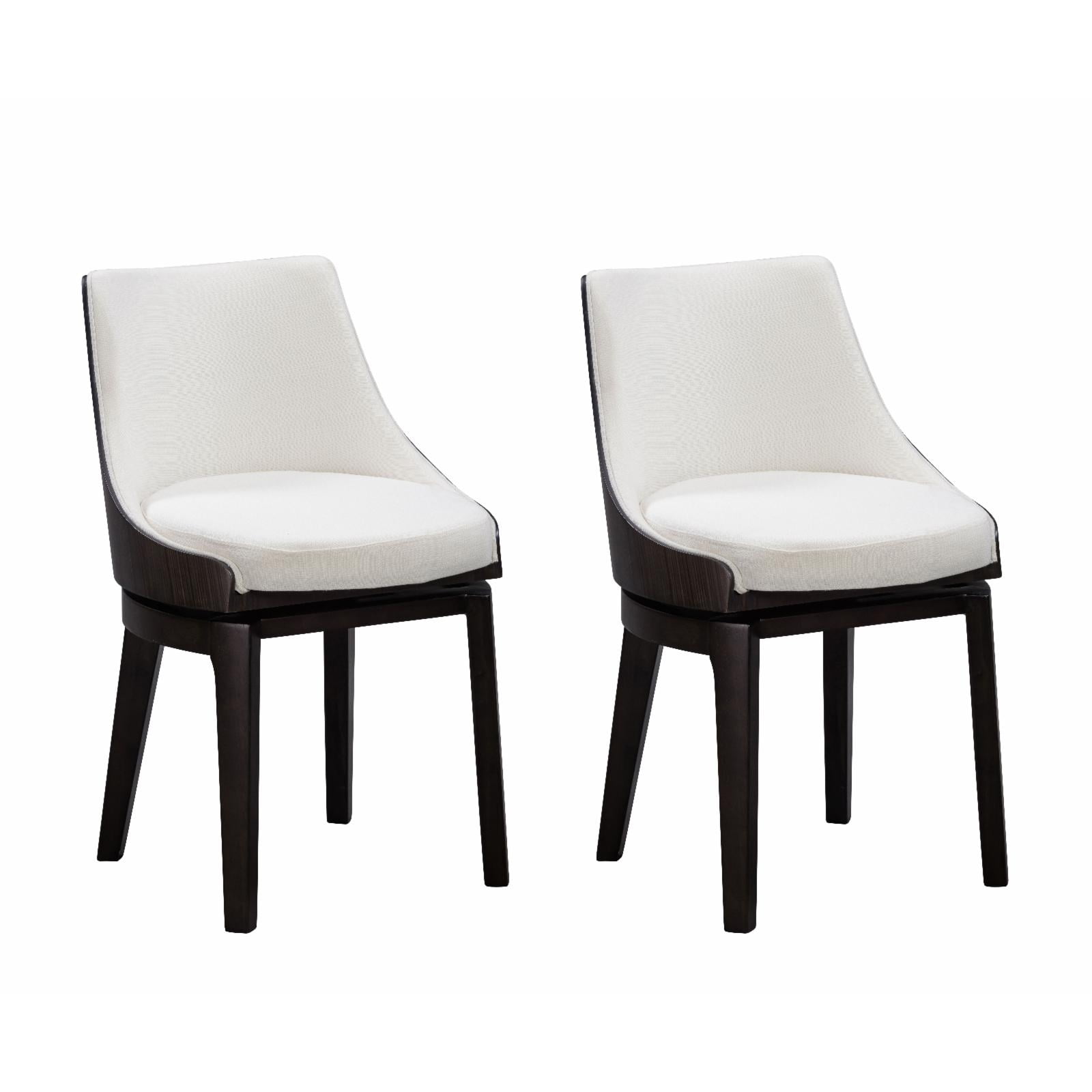 Low back sale fabric dining chairs