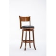 thumbnail image 1 of Boraam Palmetto 29in. High Back Swivel Wood Bar Stool, Walnut Finish, 1 of 9