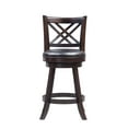 thumbnail image 1 of 24" Porto Swivel Counter Stool, Merlot, 1 of 4
