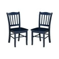 thumbnail image 1 of Boraam Shaker Dining Chairs, Set of 2 – Navy Blue Finish, 1 of 7