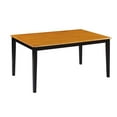 thumbnail image 1 of Boraam Shaker Rectangular Wood Dining Room Table - Black/Oak Finish, 1 of 5
