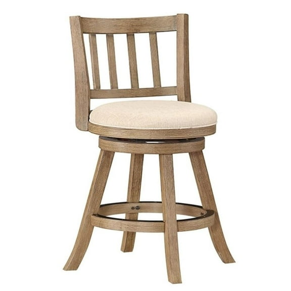 Boraam Sheldon Swivel Counter Stool - Ivory