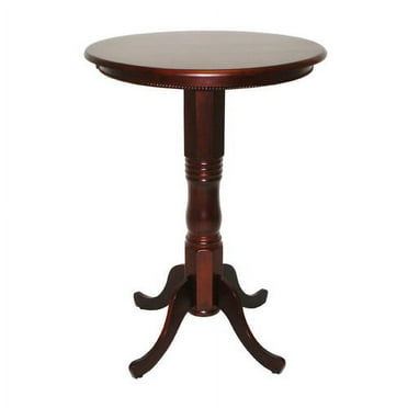 Boraam Spectator Round Wood Pub Table - Cherry Finish
