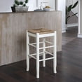 thumbnail image 1 of Boraam Square 29" Rush Backless Kitchen Bar Stool - Cream, 1 of 9