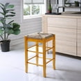 thumbnail image 1 of Boraam 24" Square Rush Stool, Multiple Colors, 1 of 10