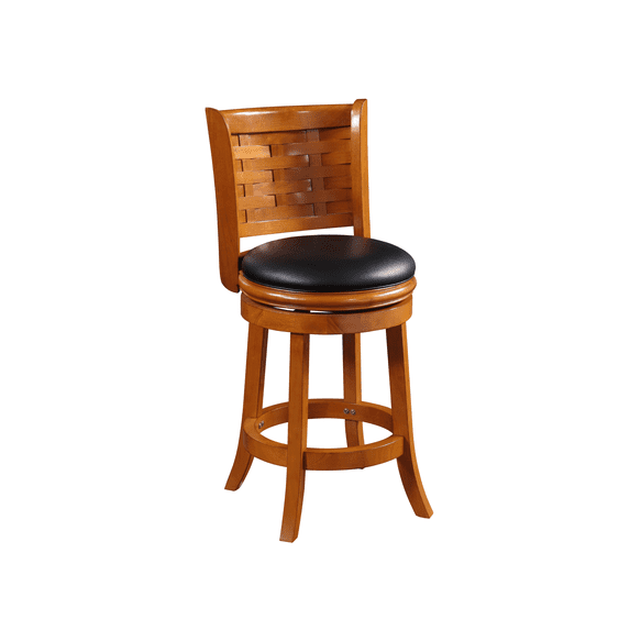 Boraam Sumatra 24" Swivel Counter Stool, Brush Oak