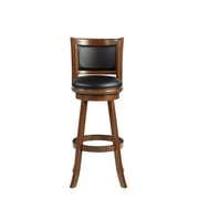 Boraam Wood Augusta Extra Tall Swivel Bar Stool Cherry Finish