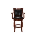 thumbnail image 1 of Boraam Jones 29" Swivel Bar Stool - Black/Cherry, 1 of 5
