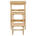 thumbnail image 1 of Boraam Wood Niko Folding 30" Step Stool - Natural Finish, 1 of 7