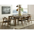 thumbnail image 1 of Rasmus 7pc Dining Set - Chestnut Wire-Brush Finish, 1 of 8