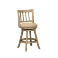 thumbnail image 1 of Boraam Sheldon Swivel Wood Counter Stool in Driftwood Wire-Brush and Oatmeal, 1 of 5