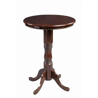 Boraam Wood Spectator Pub Table in Cappuccino Finish