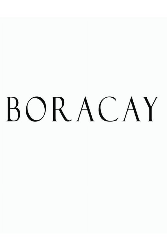 Boracay: Black and White Decorative Book to Stack Together on Coffee Tables, Bookshelves and Interior Design - Add Bookish Charm Decor to Your Home - Stack Deco Books together to create Your unique Fa