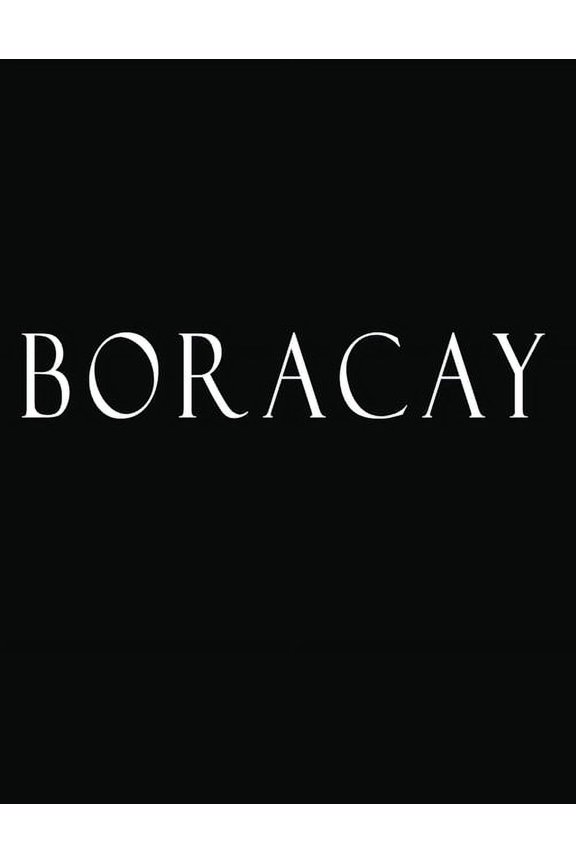 Boracay: Black and White Decorative Book to Stack Together on Coffee Tables, Bookshelves and Interior Design - Add Bookish Charm Decor to Your Home - Stack Deco Books together to create Your unique Fa