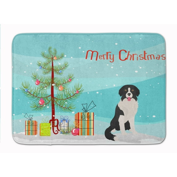 Borador Christmas Tree Machine Washable Memory Foam Mat