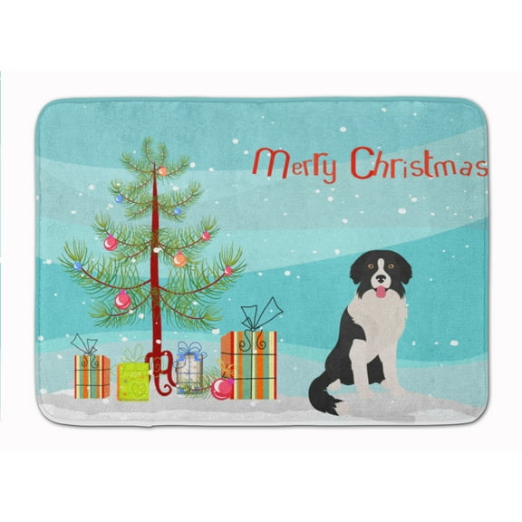 Borador Christmas Tree Machine Washable Memory Foam Mat