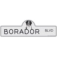 thumbnail image 1 of Borador Street Sign | Indoor/Outdoor | Dog Lover Funny Home Décor for Garages, Living Rooms, Bedroom, Offices | SignMission personalized gift | 18" Wide, 1 of 5