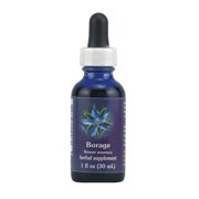 Borage Herbal Supplement Dropper By Flower Essence - 1 Oz