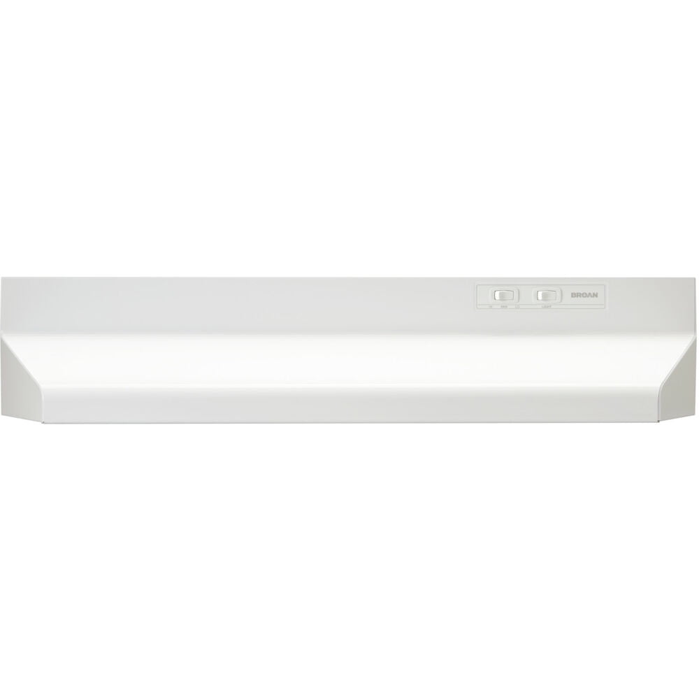 Broan NuTone 30" White Steel Under Cabinet Range Hood