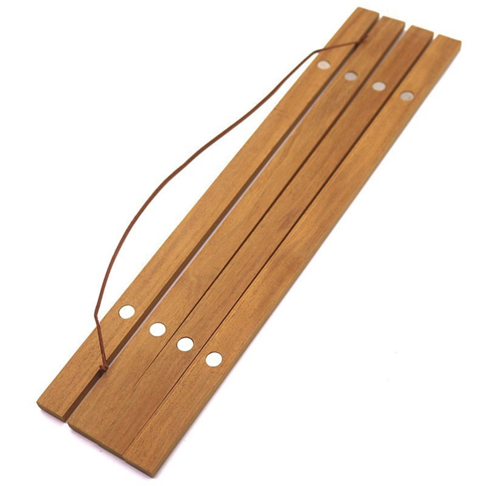 Borang Creative Painting Hanging Clip Natural Teak Wood Smooth