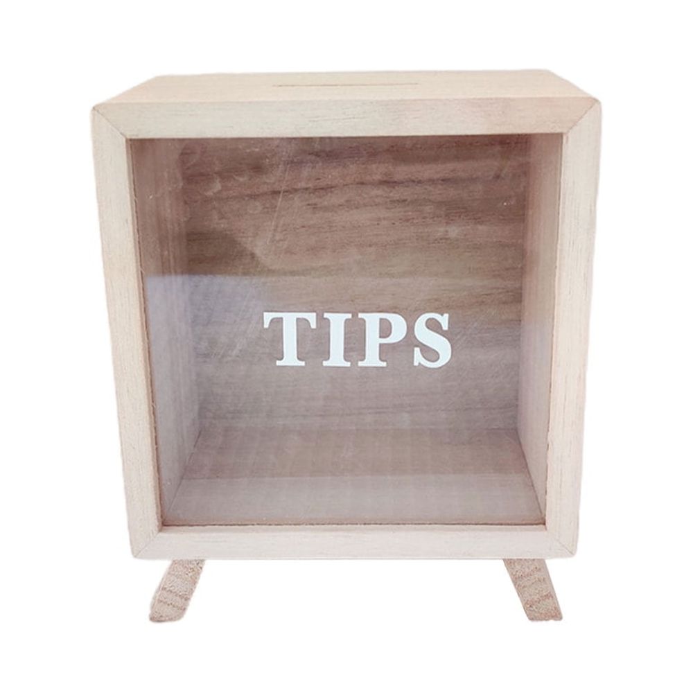 Borang Creative Shape Wooden Piggy Bank Break to Open Simple Design for