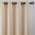 thumbnail image 1 of Boratta Geo 84-Inch Grommet Window Curtain Panel in Ivory, 1 of 2