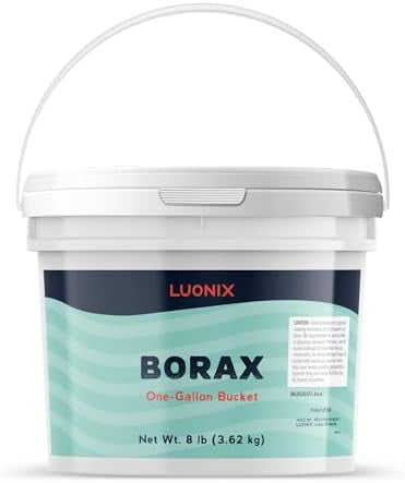 Borax, 1 Gallon Bucket, Multipurpose Cleaner, Laundry Additive