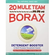 20 Mule Team All Natural Borax Laundry Detergent Booster & Multi-Purpose Household Cleaner, 65 Ounce