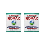 Borax 20 Mule Team Laundry Booster, Powder, 2 Packages 4 lbs