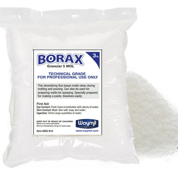 3 Pound Flux Glaze Crucibles Melting Gold & Silver Casting Jewelry 3lb