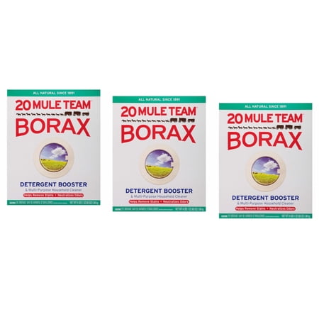 Borax Twenty Mule Team Detergent Booster 65 Ounce - Pack of 3
