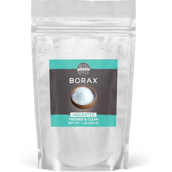 Borax, Unscented, Laundry & Cleaning Additive (1 Pound)