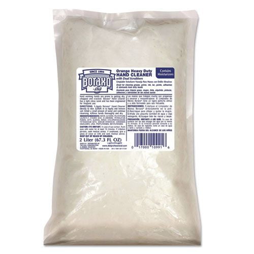 Boraxo 1700010991 2Liter HeavyDuty Hand Cleaner Refill Bag Orange