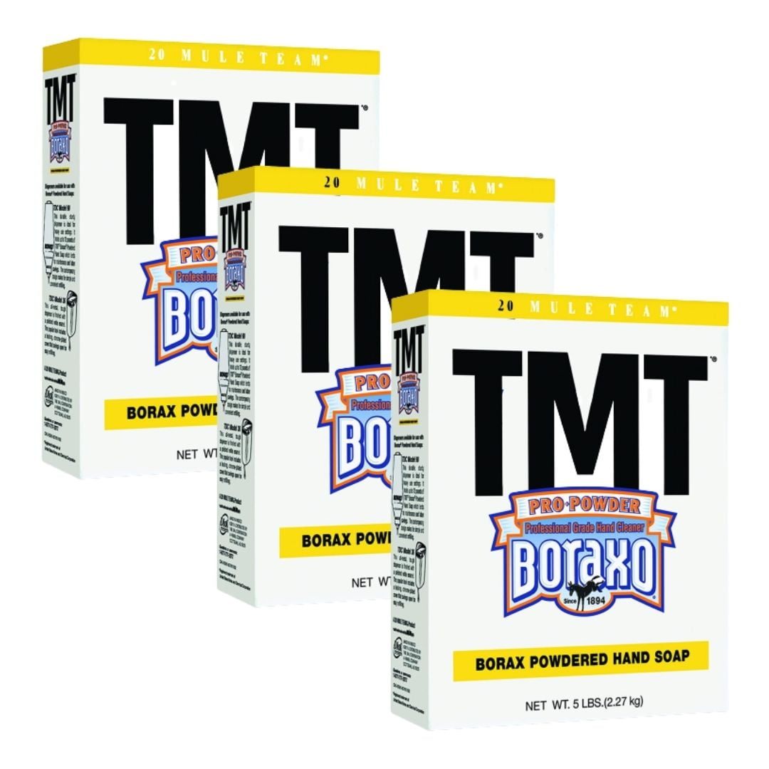 Boraxo 2561 TMT Powdered Hand Soap, Unscented Powder (3Packs