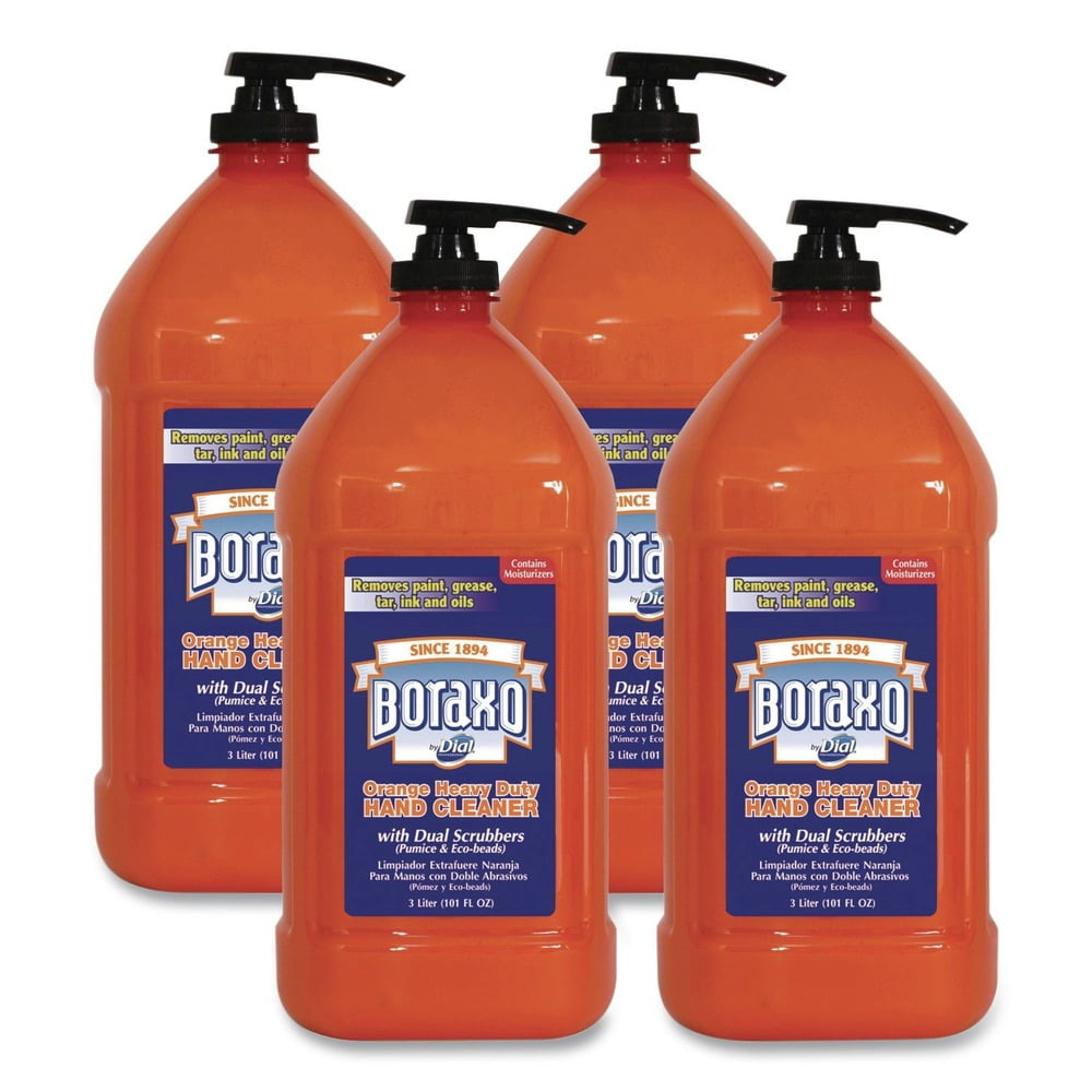 3 Liter Orange Heavy Duty Hand Cleaner - Citrus Scent (4/Carton)