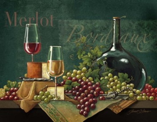 Bordeaux Canvas Art - Janet Stever (18 x 14)