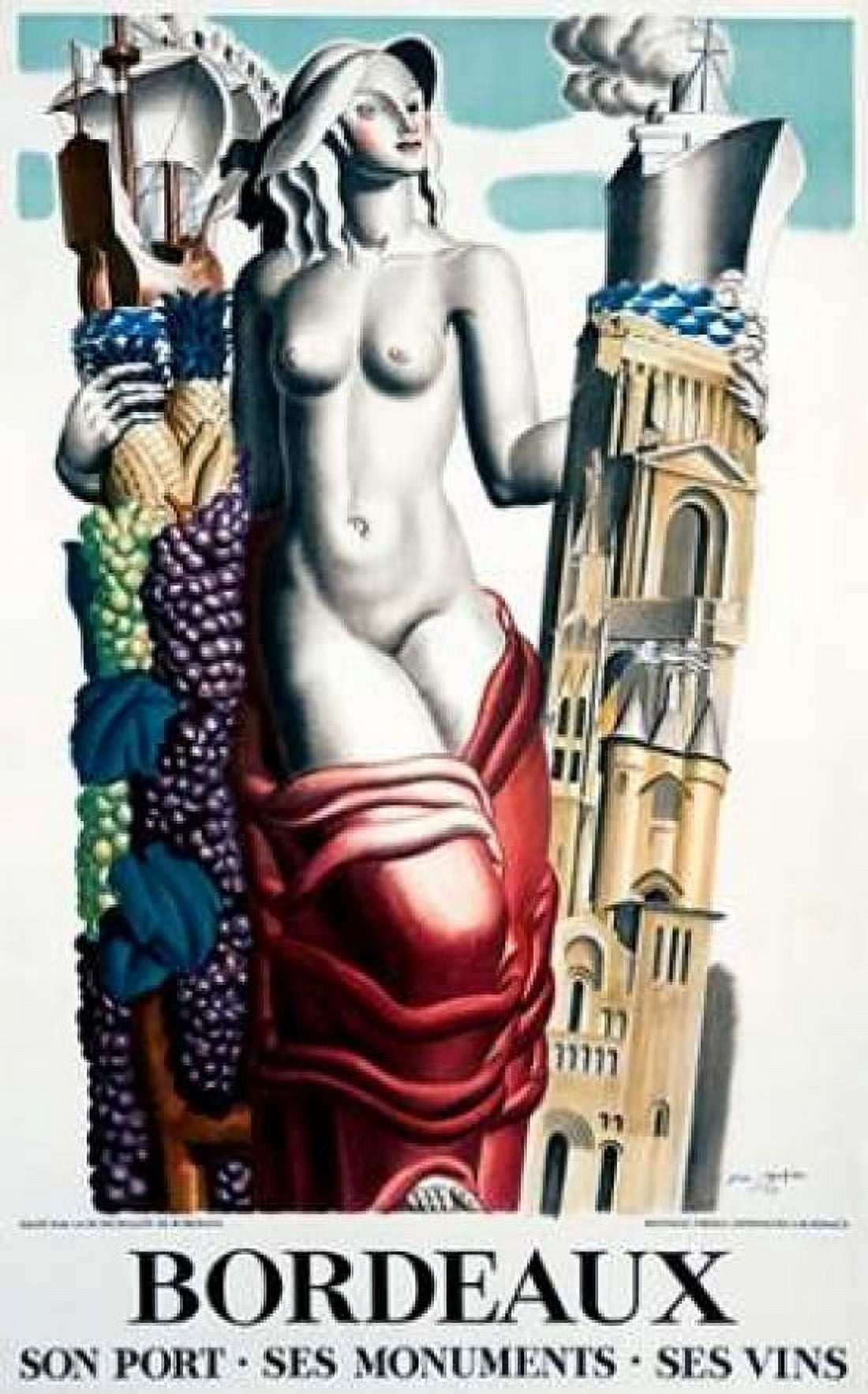 Bordeaux Canvas Art - Jean Dupas (24 x 36)