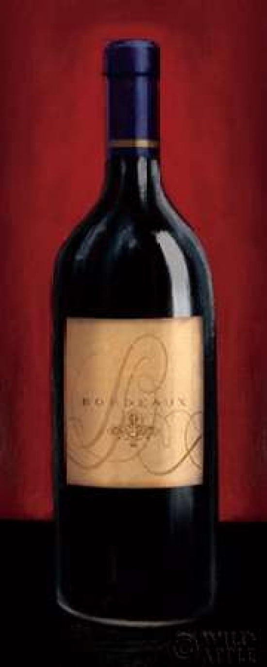 Bordeaux Canvas Art - Marco Fabiano (24 x 48)