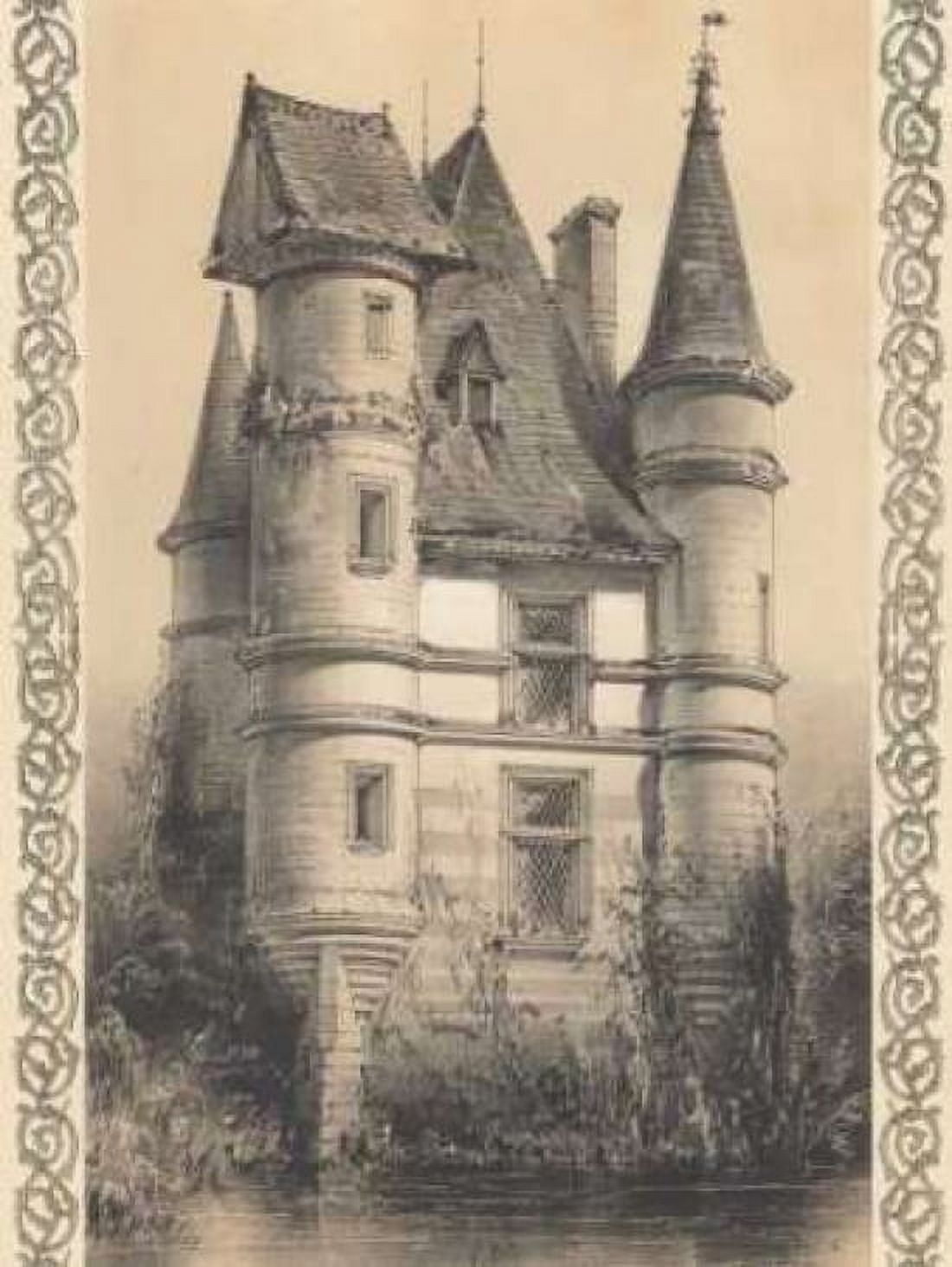Bordeaux Chateau I Canvas Art - Louis Fermin Cassas (18 x 24)