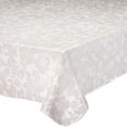 thumbnail image 1 of Bordeaux Floral Vinyl Tablecover-60" X 84" Oblong-White, 1 of 8