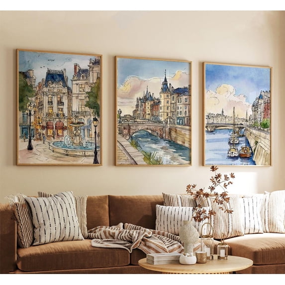 Bordeaux France Travel Wall Art Print, European Decor - Walmart.com