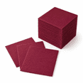 Bordeaux Linen-Feel Cocktail Napkins, 4x4 Inches Folded, 8x8 Unfolded ...
