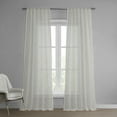 thumbnail image 1 of Bordeaux Striped Faux Linen Sheer Curtain (1 Panel), Bordeaux, 50W X 108L, 1 of 8